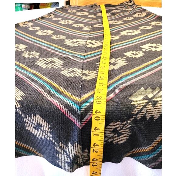 Mossimo Maxi Skirt M Stretch Flare Aztec Southwestern Tribal Country Y2K Western - Picture 7 of 10